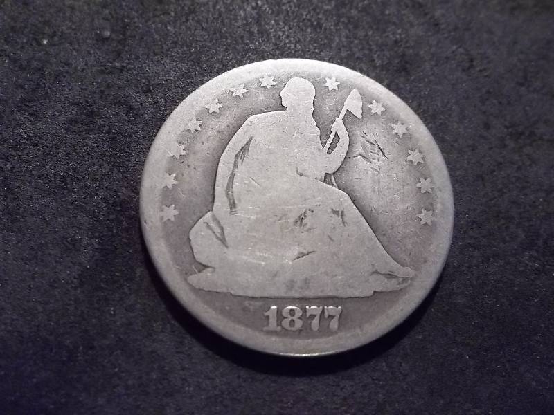 1877 Seated Liberty Half Dollar