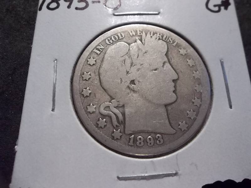 1893 O Barber Half Dollar