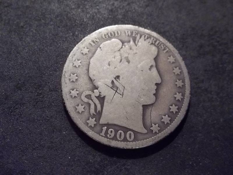 1900 O Barber Half Dollar