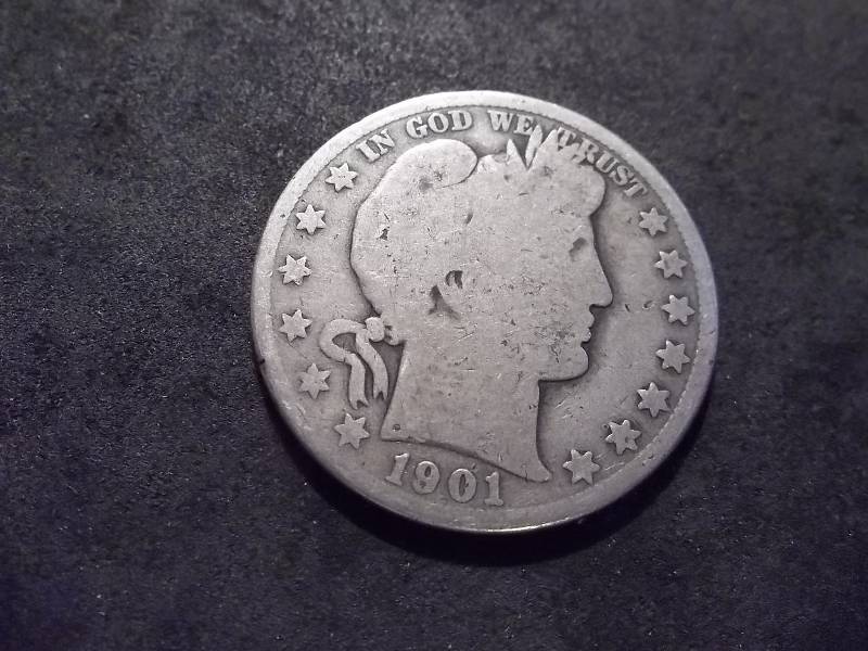1901 Barber Half Dollar