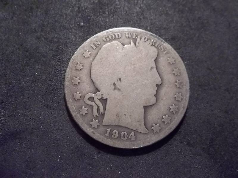 1904 O  Barber Half Dollar