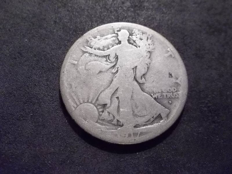 1917 D Walker Half Dollar Obverse Mint