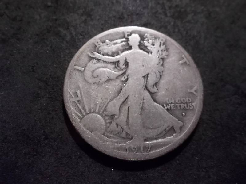1917 S Walker Half Dollar Obverse Mint