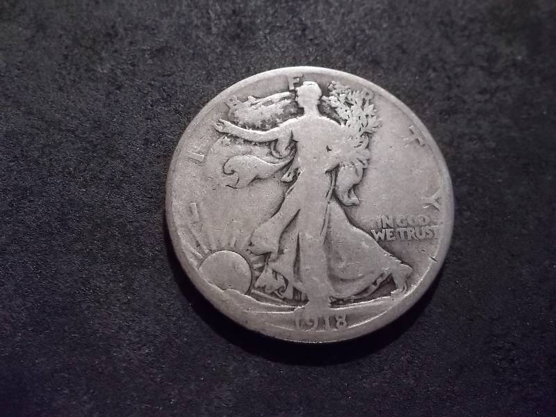 1918 S  Walker Half Dollar