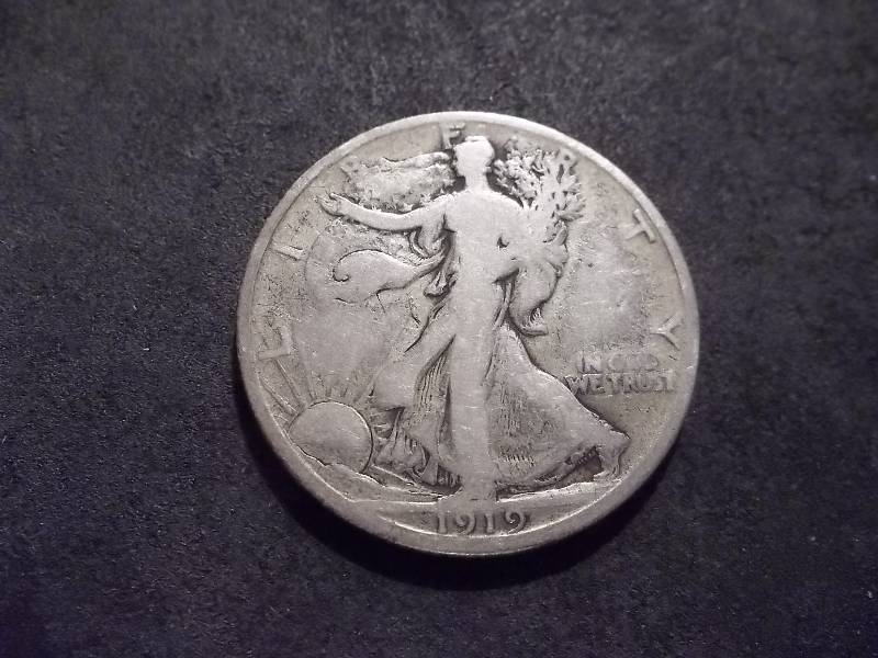 1919 D Walker Half Dollar