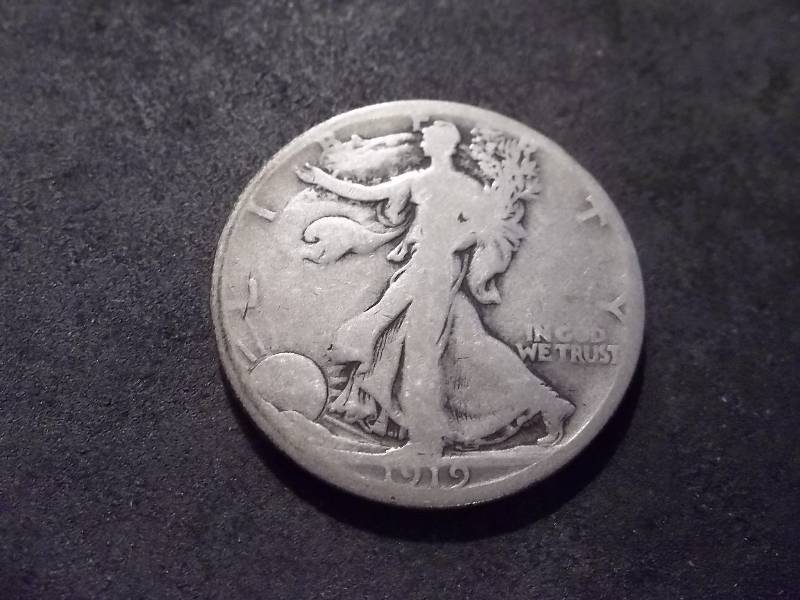 1919 S Walker Half Dollar