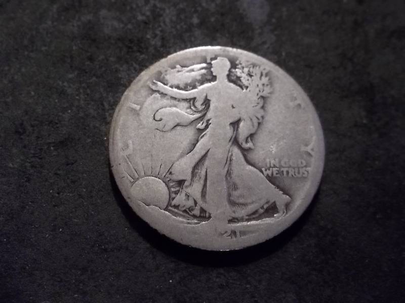 1921 D Walker Half Dollar