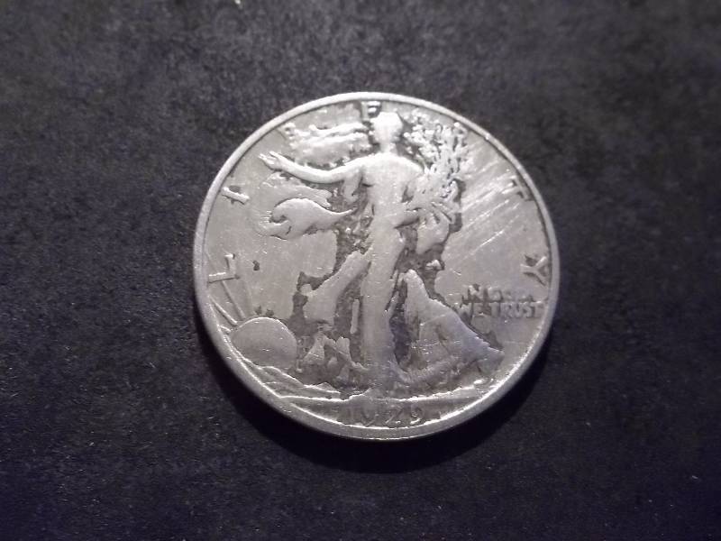1929 D Walker Half Dollar