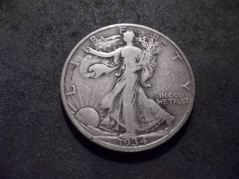 1934 D Walker Half Dollar