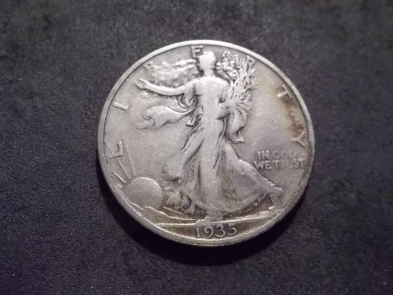 1935 S Walker Half Dollar