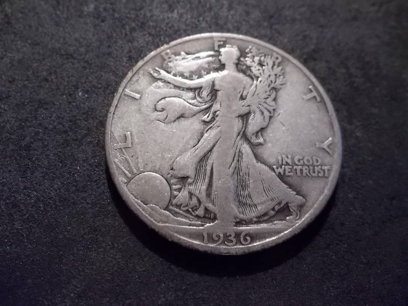 1936 D Walker Half Dollar