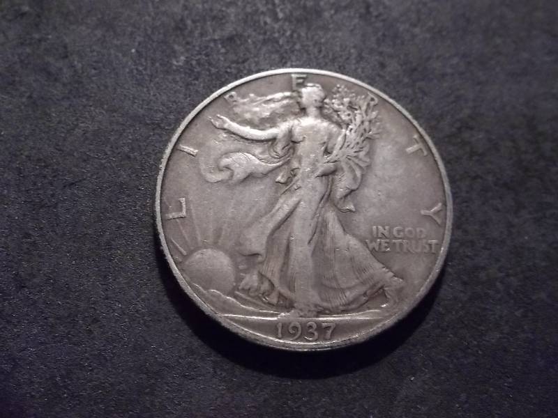 1937 D Walker Half Dollar