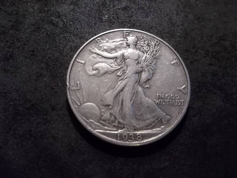 1938 D Walker Half Dollar