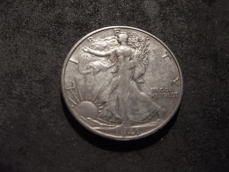 1941 S Walker Half Dollar