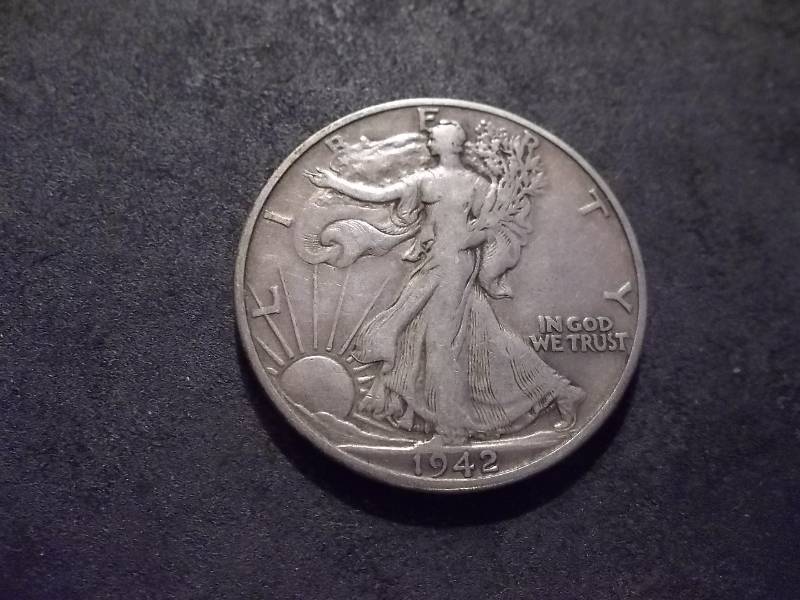 1942 D Walker Half Dollar