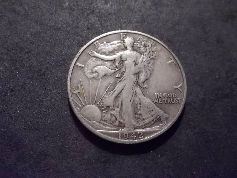 1942 S Walker Half Dollar