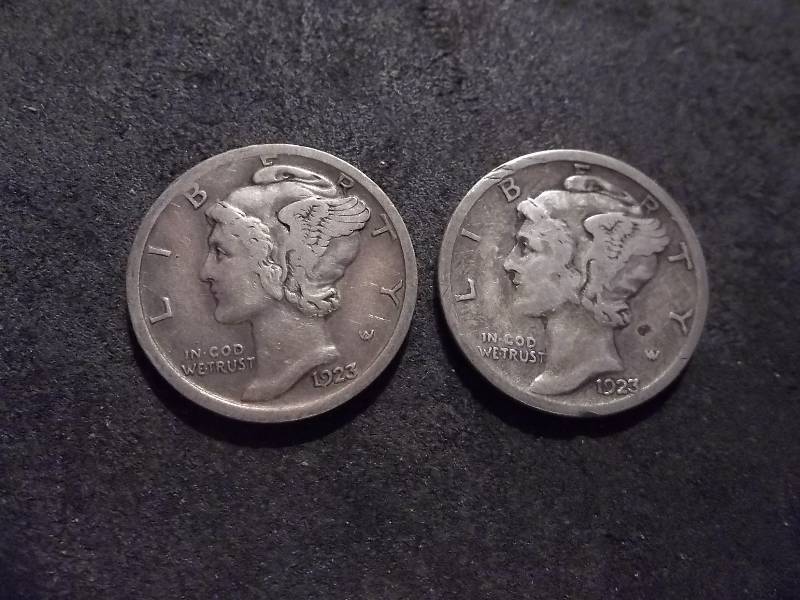 1923, 1923 S Mercury Dimes