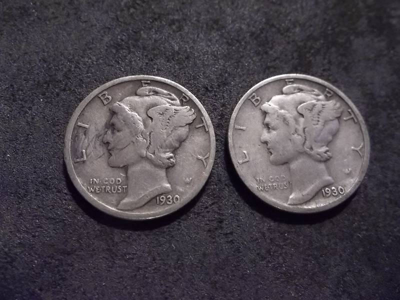1930, 1930 S Mercury Dimes