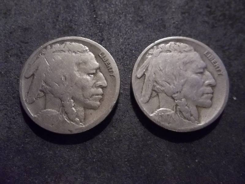 1917, D Buffalo Nickels