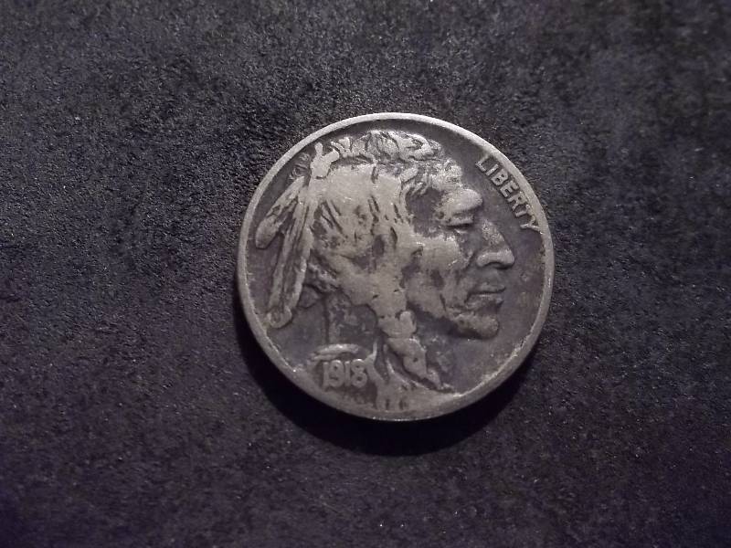 1918 D Buffalo Nickel
