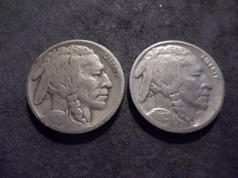 1921, 1923 Buffalo Nickels