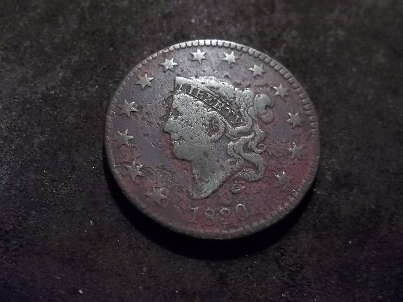 1830 Large Cent Large Letters