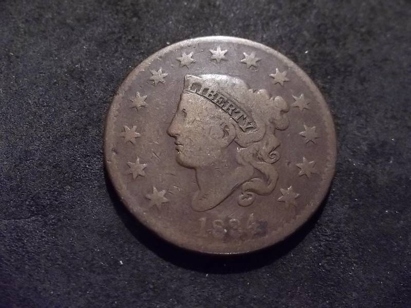 1834 Large Cent
