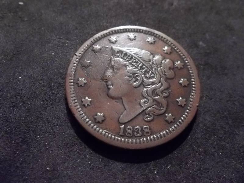 1838 Matron Head Large Cent