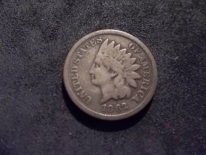 1862 Indian Head Cent