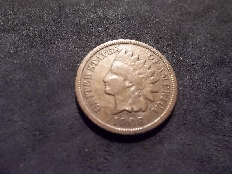 1908 S Indian Head Cent