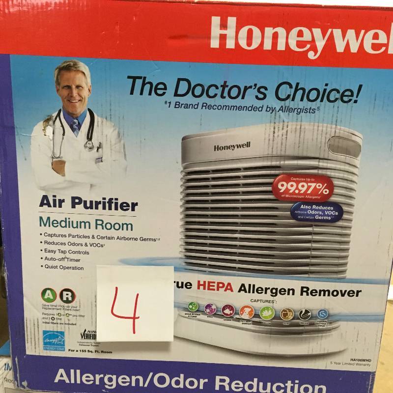 Honeywell True HEPA 155 sq. ft. Allergen Remover Air Purifier