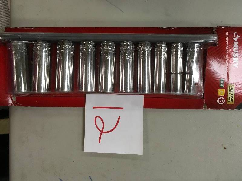 HUSKY 38 in. Drive Deep Metric Socket Set (10-Piece) Not Used