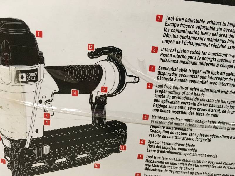 Porter Cable Pneumatic 16-Gauge 2-12 in. Nailer Kit Not Used