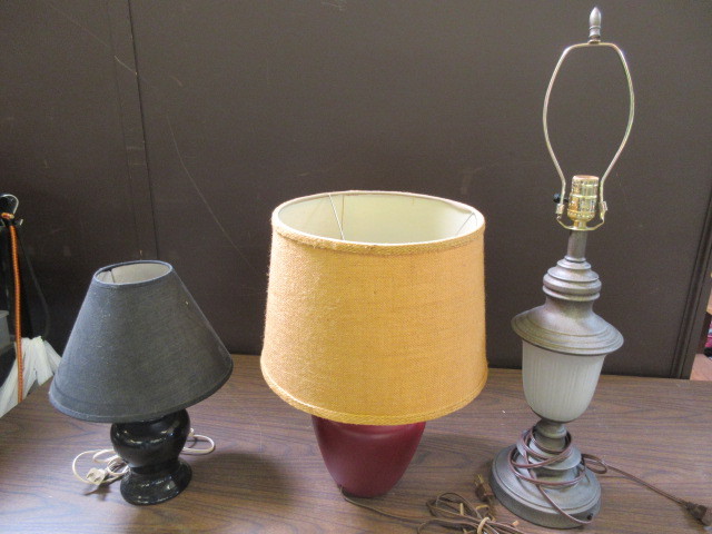 lot 139 image: 3 LAMPS
