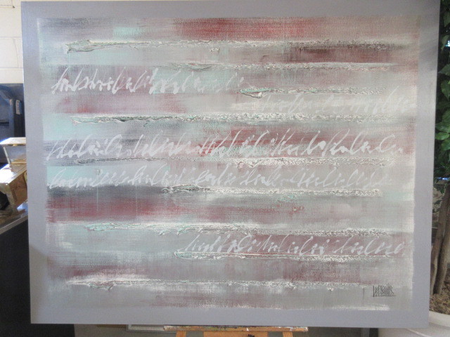 lot 160 image: ART ON CANVAS BY LEE REYNOLDS