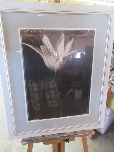 lot 163 image: TOM BARIL FRAMED PRINT
