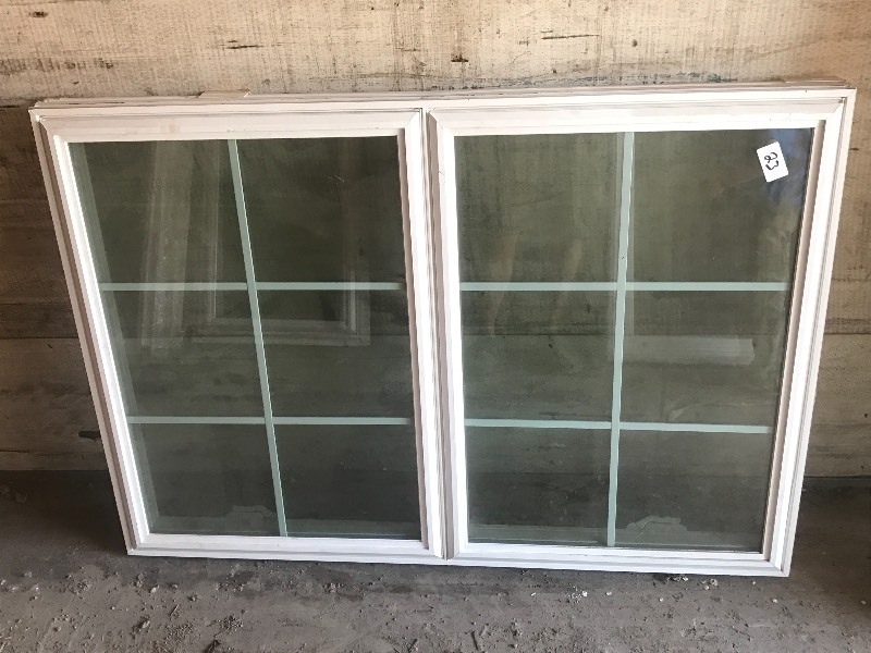(1) Vinyl Window