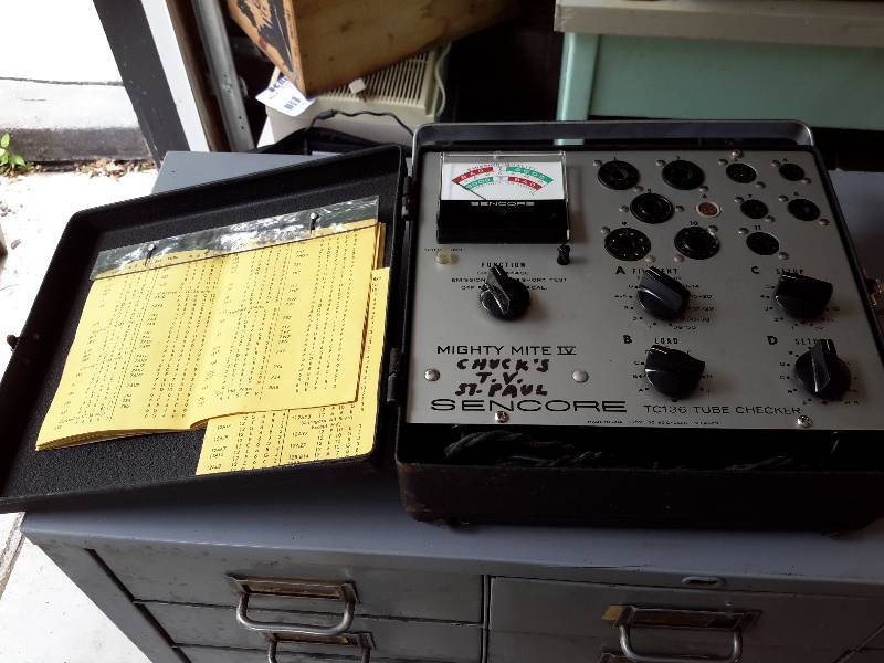 lot 45 image: Sencore Tube Checker