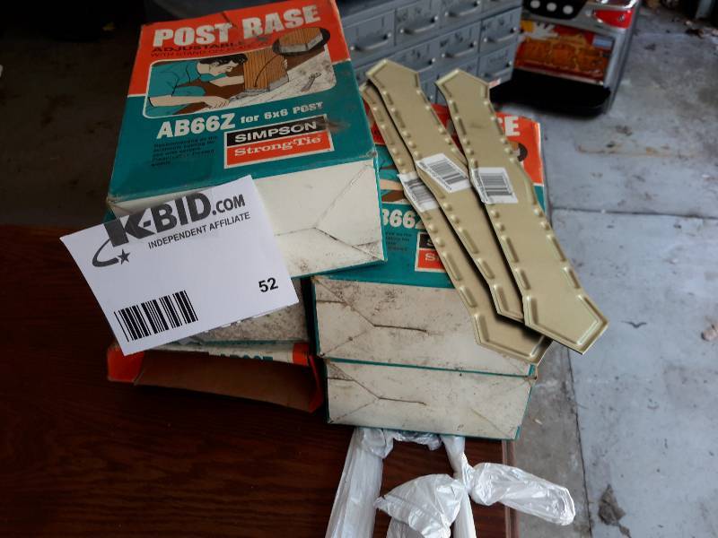 lot 52 image: Simpson Post Base Kit