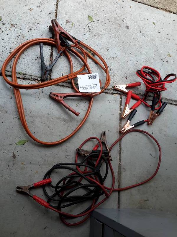 lot 67 image: 3 Sets of Jumper Cables