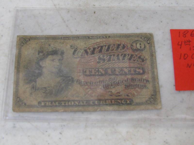 lot 24 image: U.S. 10 Cent Paper