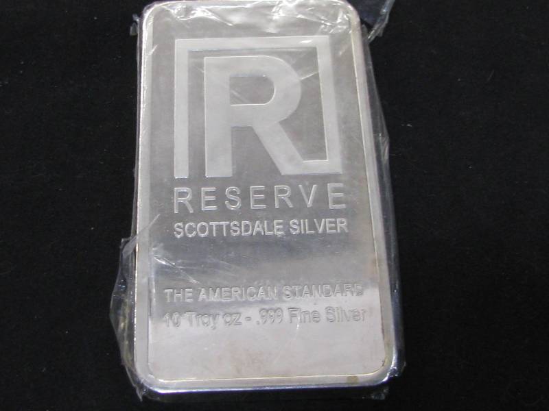 lot 38 image: 10 Troy Ounce .999 Silver Bar
