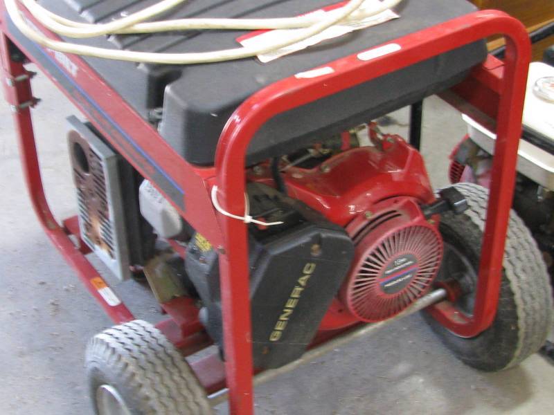 lot 65 image: Troy Built 6000 Watt Generator