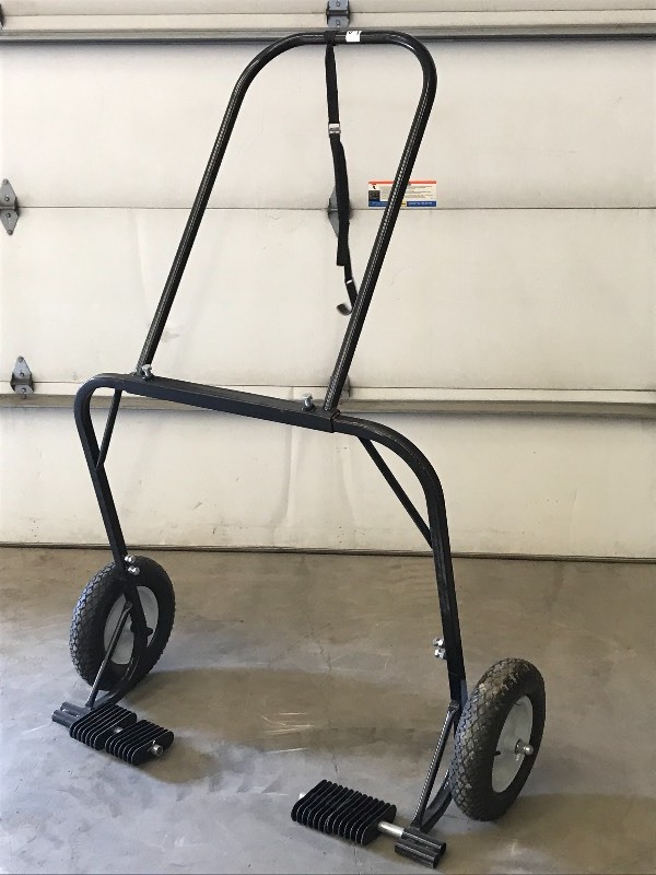lot 9 image: Snowmobile Dolly With Pneumatic Tir...
