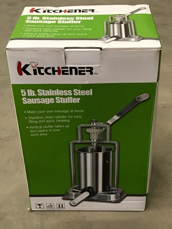lot 39 image: Kitchener 5# Stainless Steel Sausag...