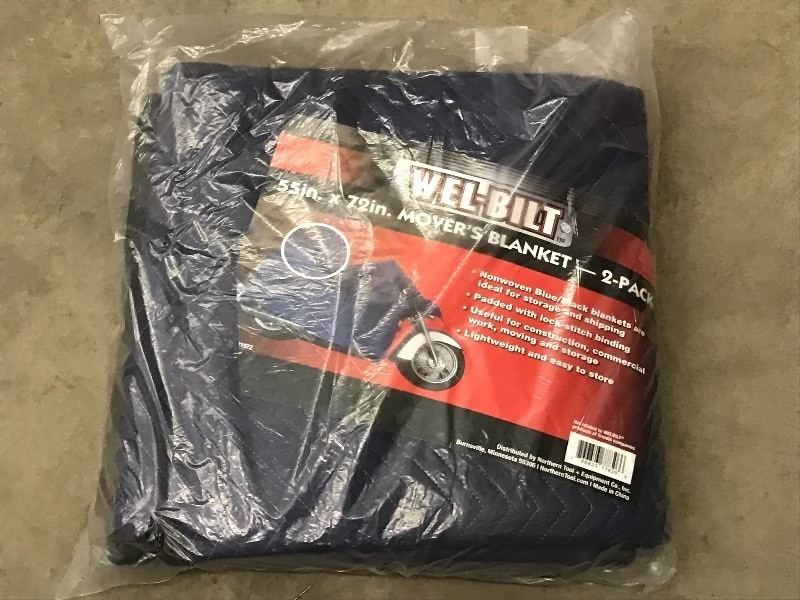 lot 55 image: New 2-Pack Of 55x72 Moving Blanke...