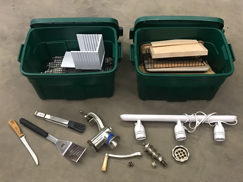 lot 78 image: Lot Of Assorted Meat Grinder, Gril...