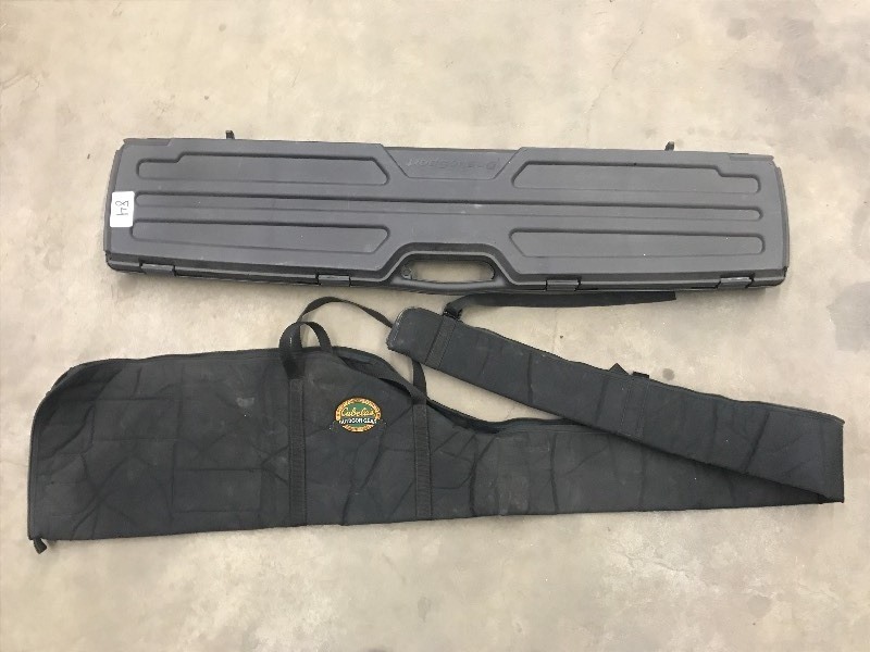 lot 84 image: (1) Cabelas Rod & Reel Case & (1) H...
