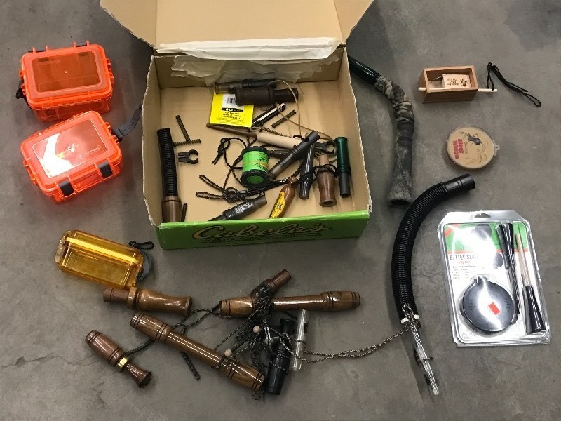 lot 85 image: Lot Of Assorted Wild Game Calls & H...