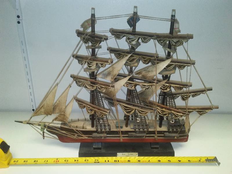 lot 74 image: Red Jacket historic sailboat model